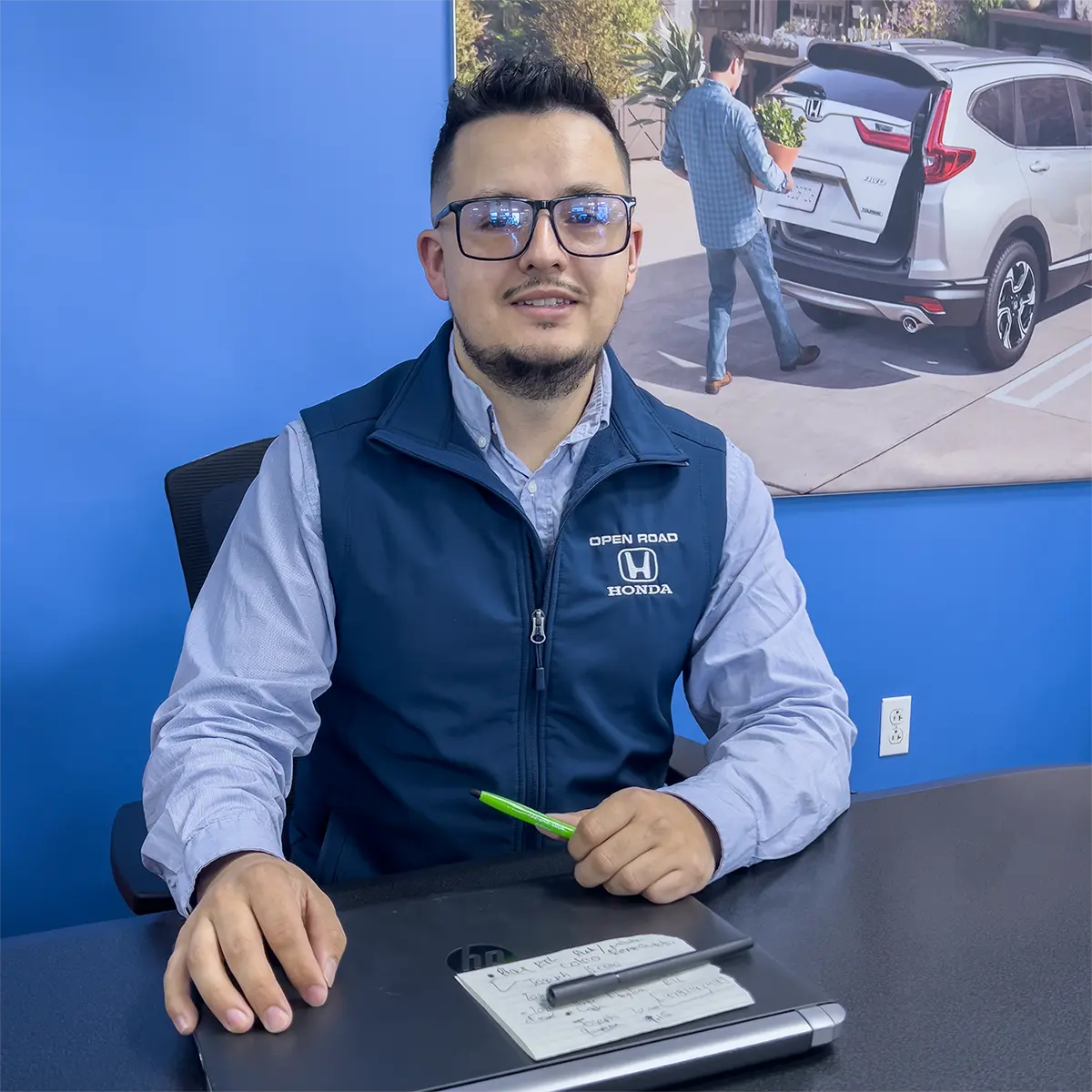 Sebastian Moreno | Sales Consultant | Open Road Honda | Bilingüe